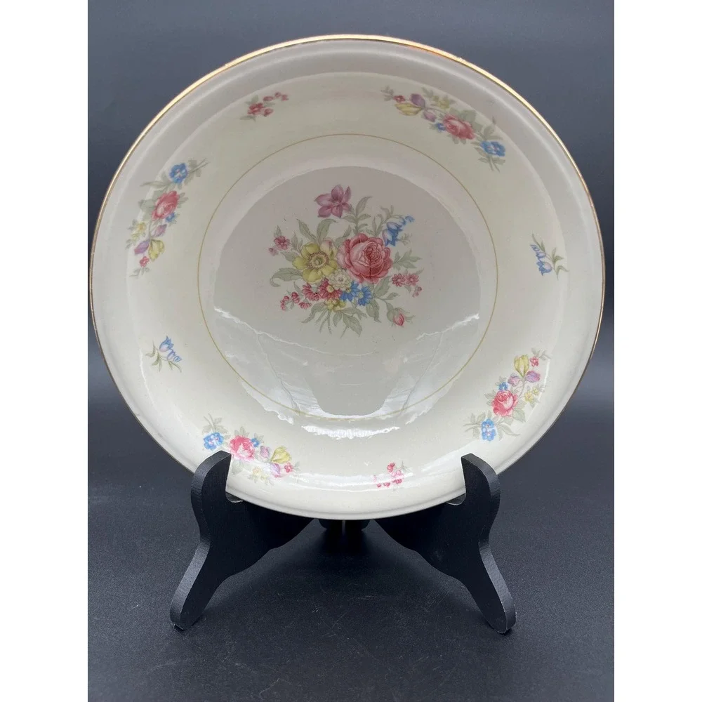 Serving Bowl Dresden Homer Laughlin Eggshell Nautilus
